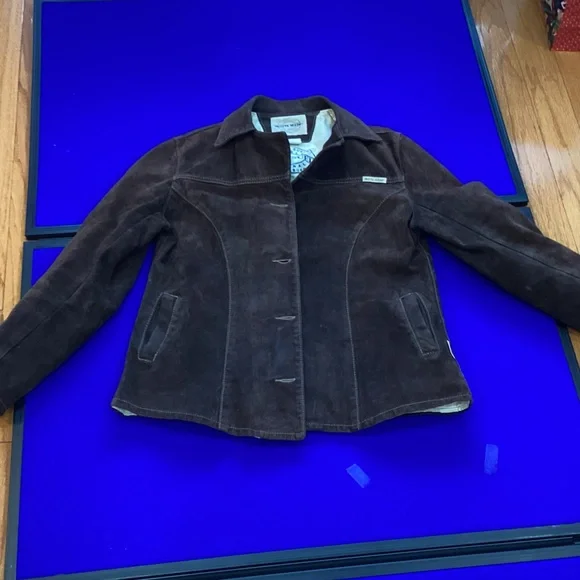 Skotts Washable Suede Brown Suede Jacket size Medium - Picture 6 of 7